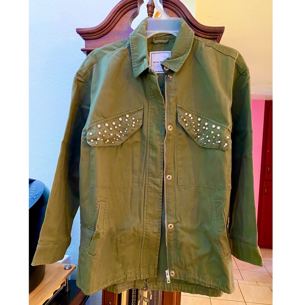 Green cargo jacket